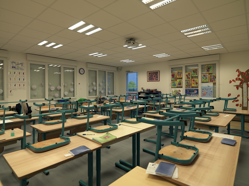 Salle de classe Val Cottey